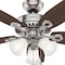 Hunter Hunter Builder 42 in. Brushed Nickel LED Indoor Ceiling Fan 52106 - alternate 4